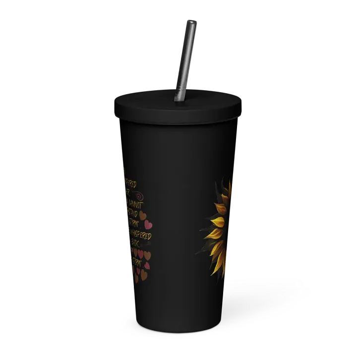 I Am the Storm Sunflower Insulated Tumbler product image (2)