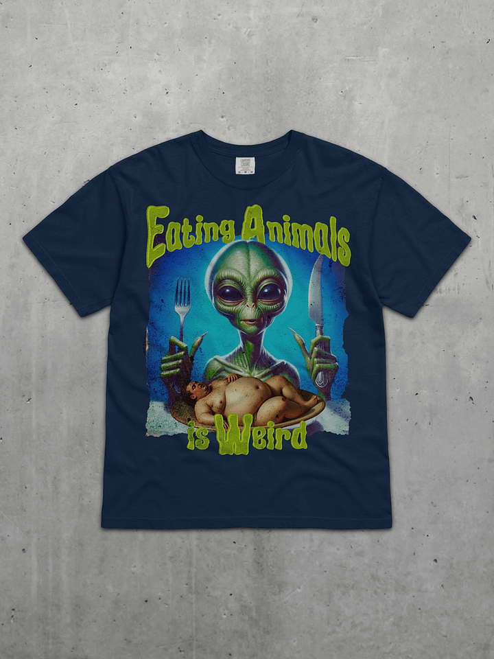 Eating Animals Is Weird Tee product image (3)