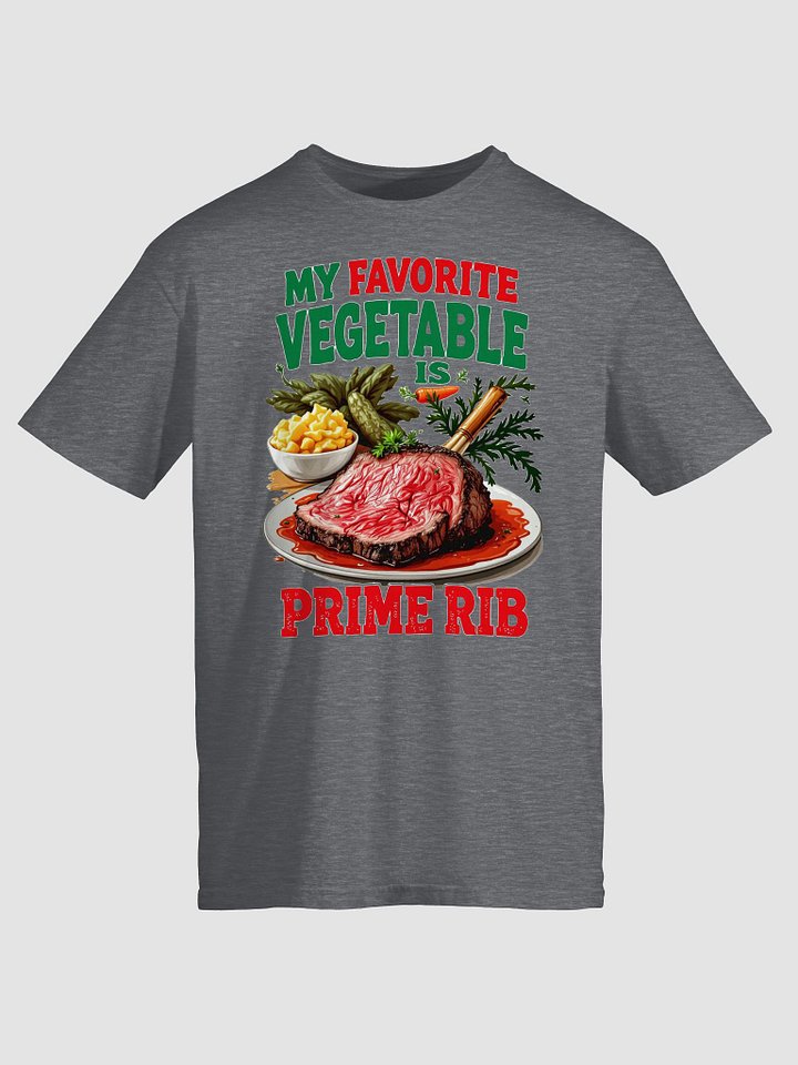 Prime Rib Vegetable Humor T-Shirt product image (2)