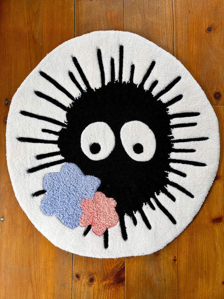 Color Changing Soot Sprite Inspired Rug product image (1)