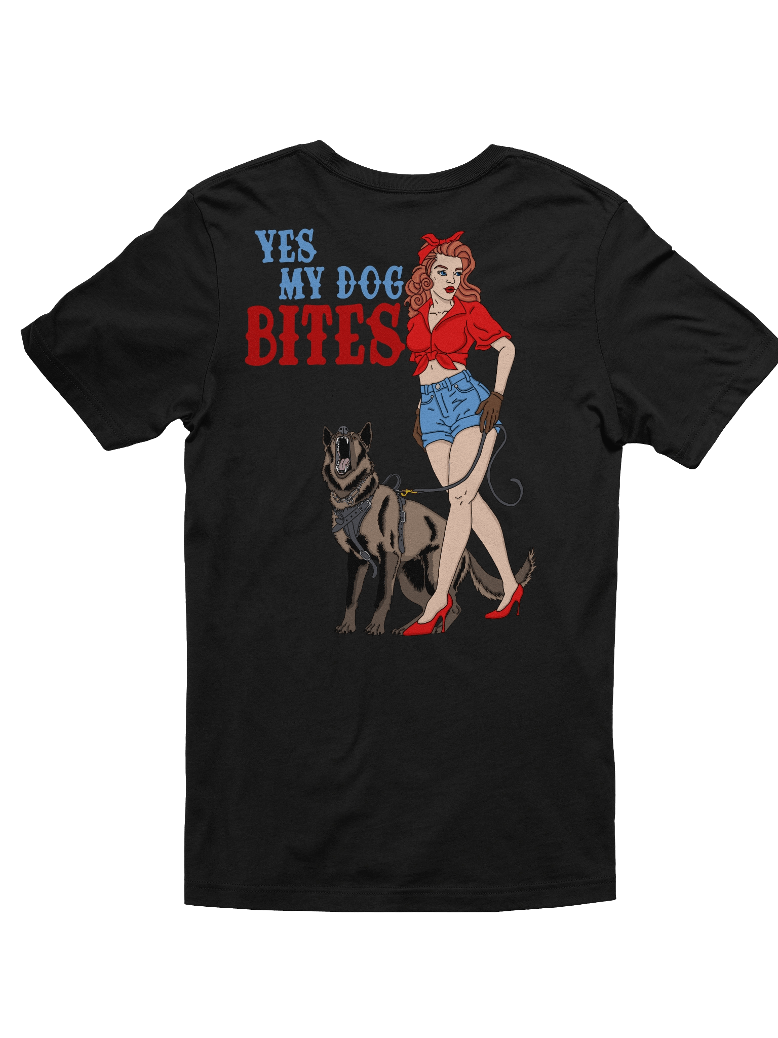 Yes My Dog Bites - Pinup Handler Tee product image (2)