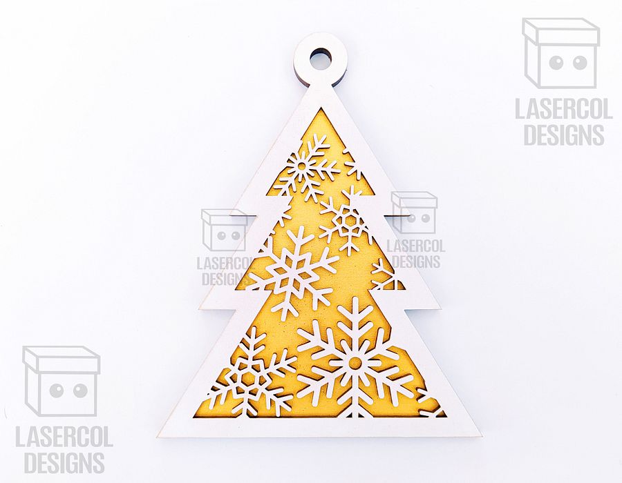 Christmas Ornaments - Laser Cut Files product image (5)