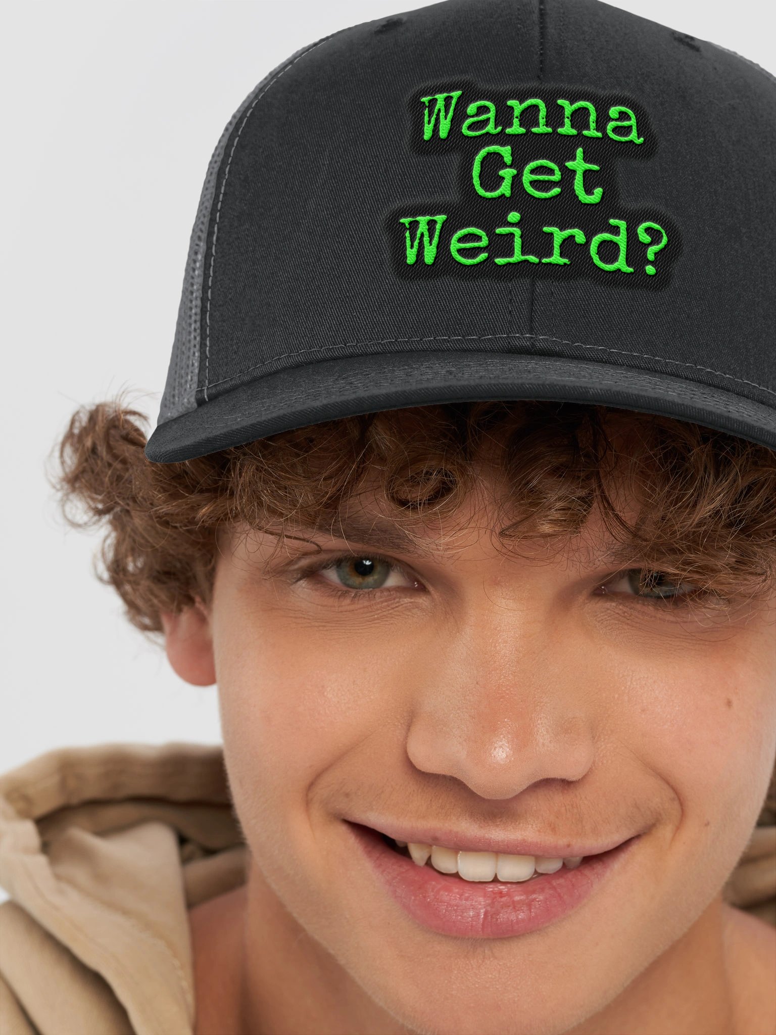 Wanna Get Weird Trucker Hat product image (15)