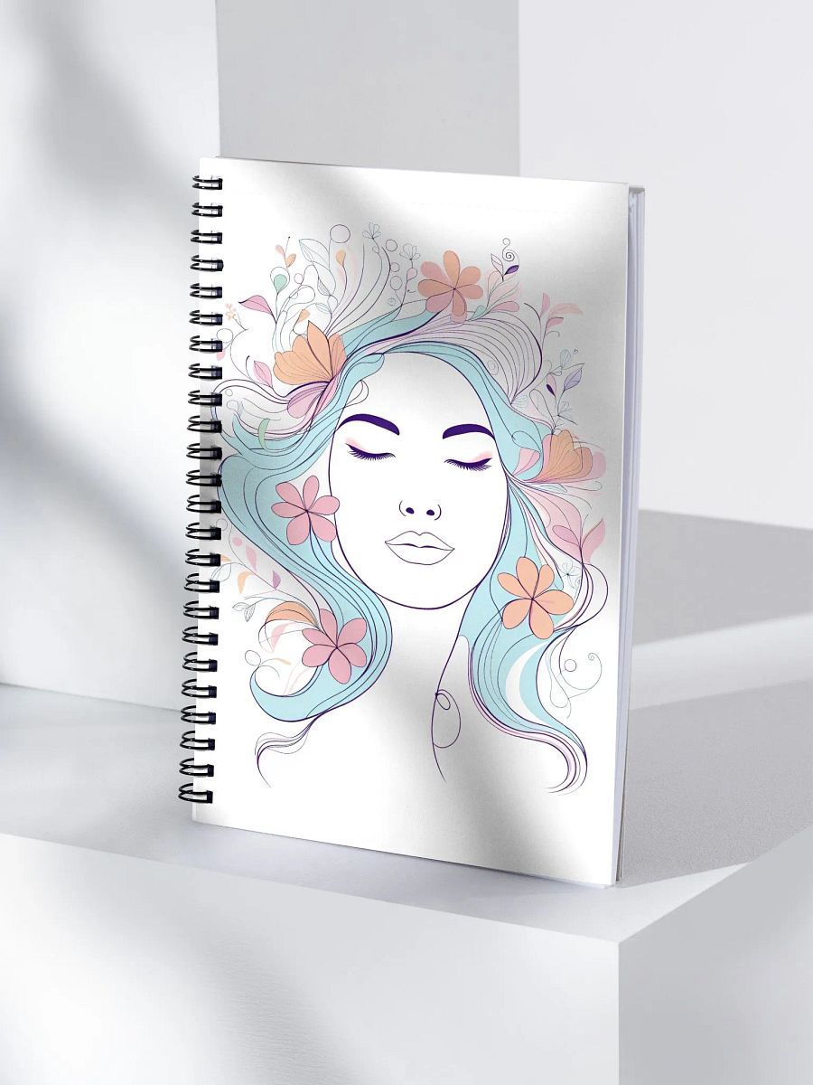 Tranquil Blossom: Custom Spiral Notebook product image (4)