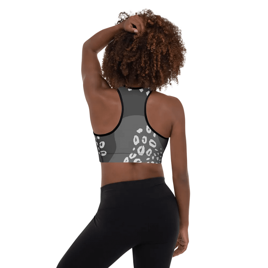 Flowing Grey Camo Sports Bra product image (7)