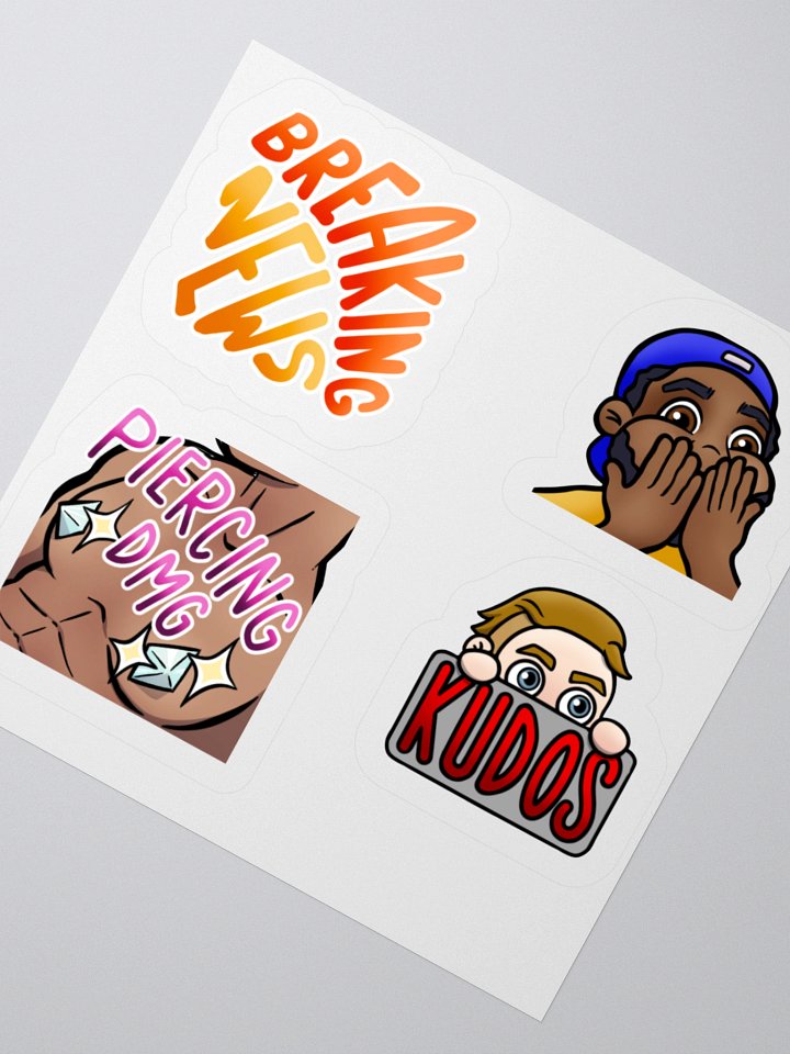 Crit Hit Emotes Stickers product image (4)