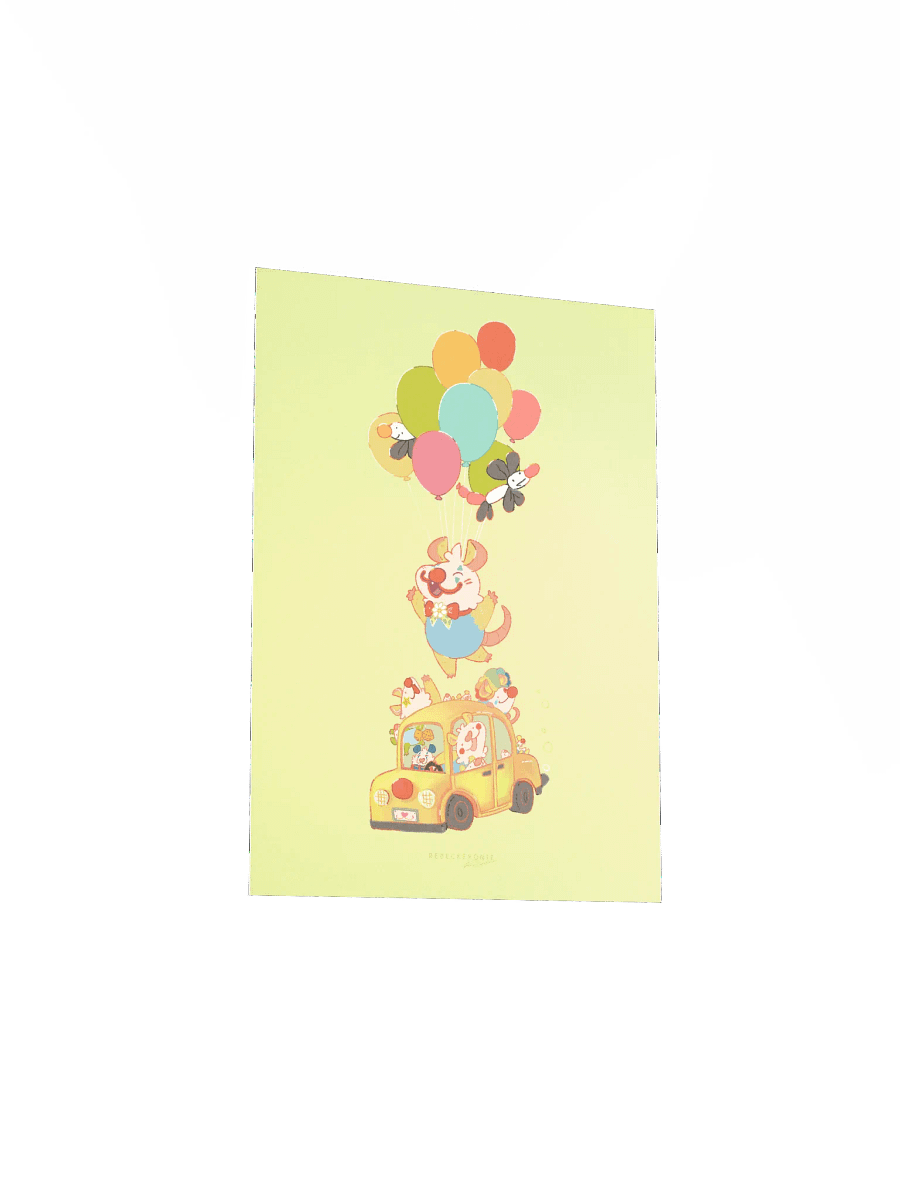 Clown Possum Print product image (6)