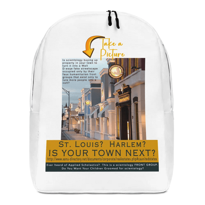 Backpack - Is Your Town Next? product image (1)