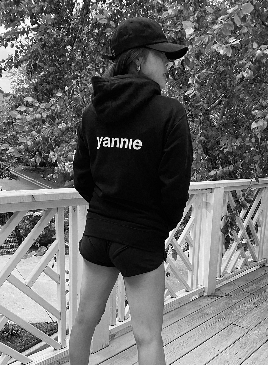 Yannie Black Pullover Hoodie product image (1)