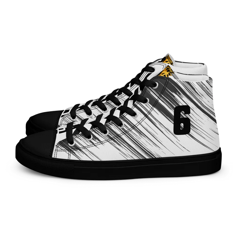 DA6iXXWRLD X 6iXX 1's High Tops Zebra Skin Edition