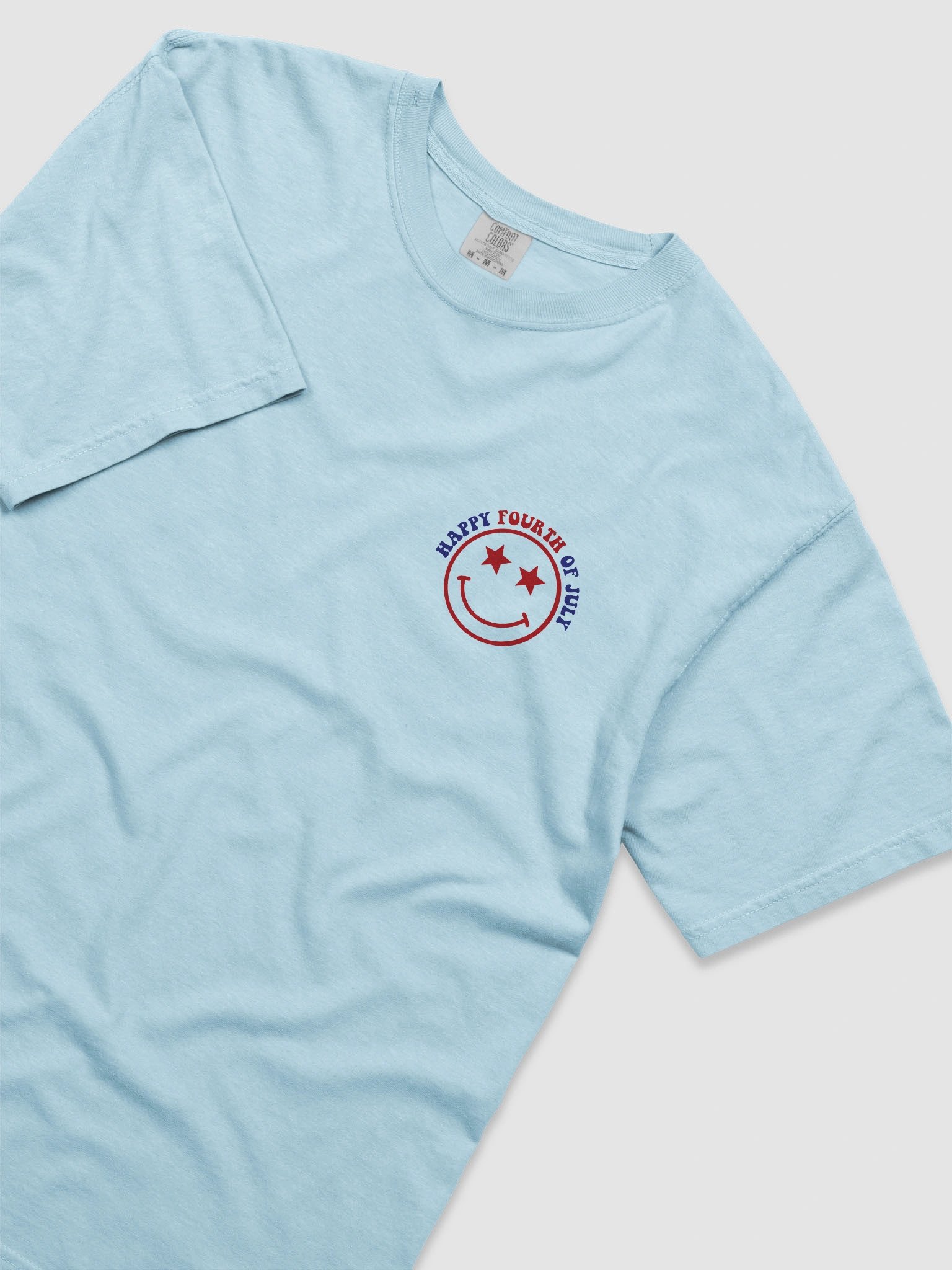 Patriotic Smiley Face Fourth of July T-Shirt product image (75)