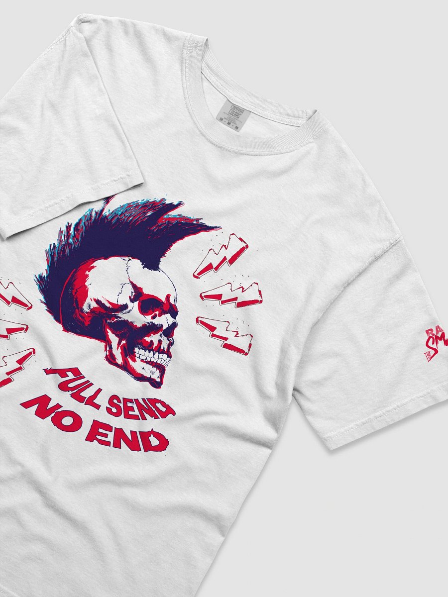 FULL SEND - NO END White Tee Vs. 2 product image (3)