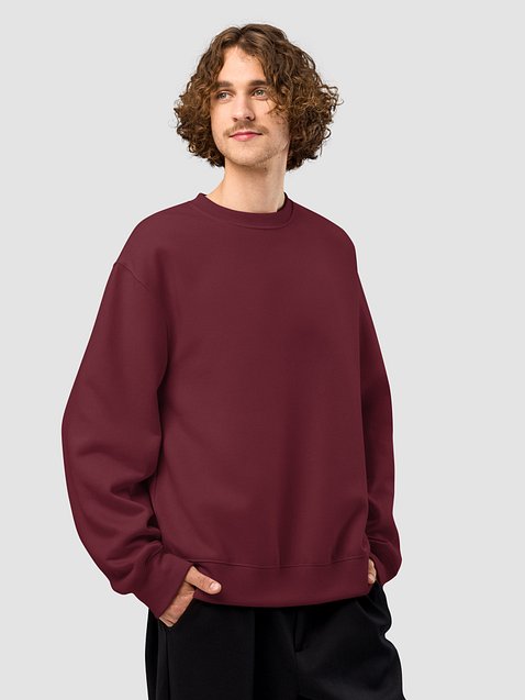 Photo showing Bella+Canvas Unisex Oversized Heavyweight Sweatshirt