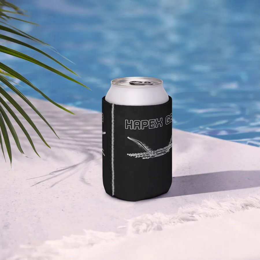 Coozie Can Cooler - Black - Black Hapex Gear Black Logo product image (7)