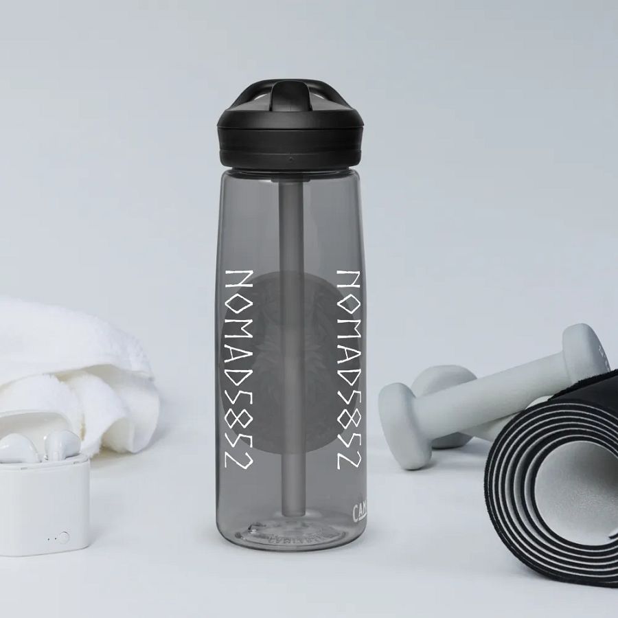 Mythical Wolf Guardian Shield Art Water Bottle product image (11)