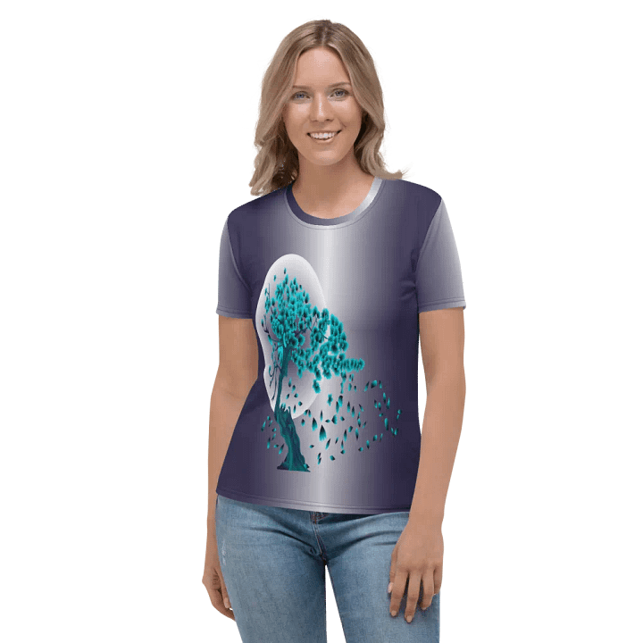 Japanese Flowering Tree All Over Print T-shirt product image (2)