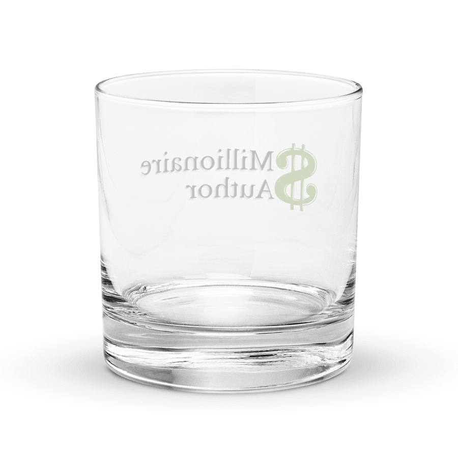 Millionaire Author Rocks Glass product image (4)