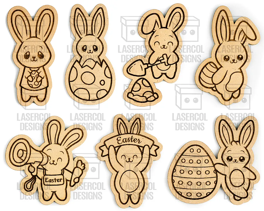Easter Cutouts/Paint Kit Set 3 & Set 4 - Laser Cut Files product image (5)