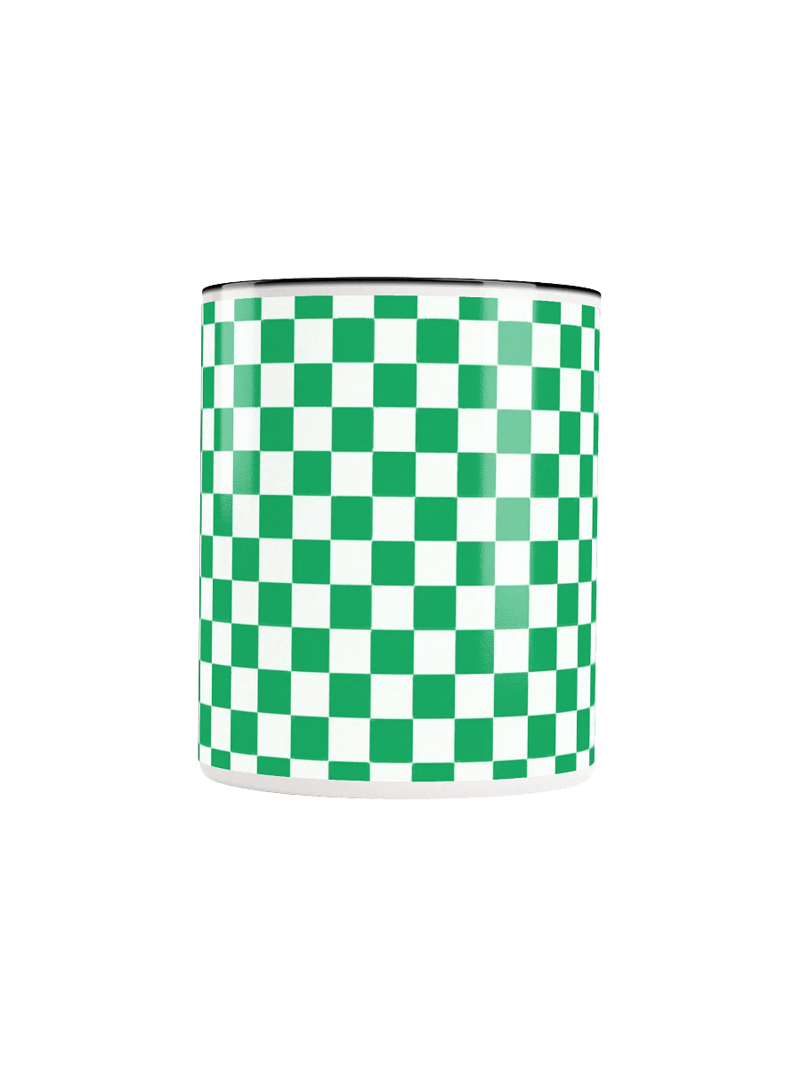 Checkered! Green and White Checkers Mug product image (5)