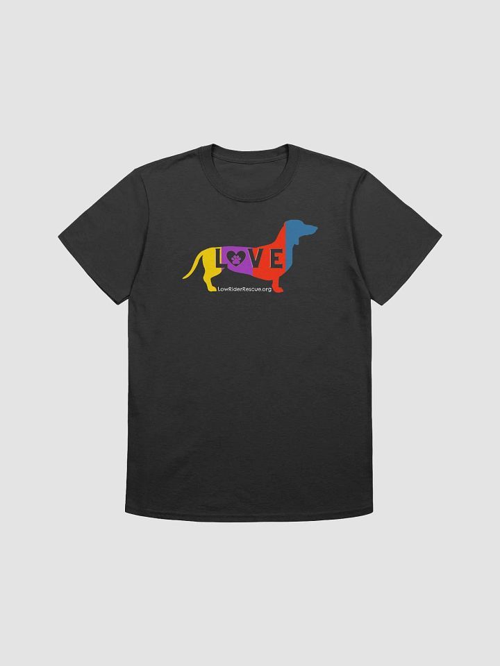 Unisex LOVE dachshunds t-shirt design product image (3)