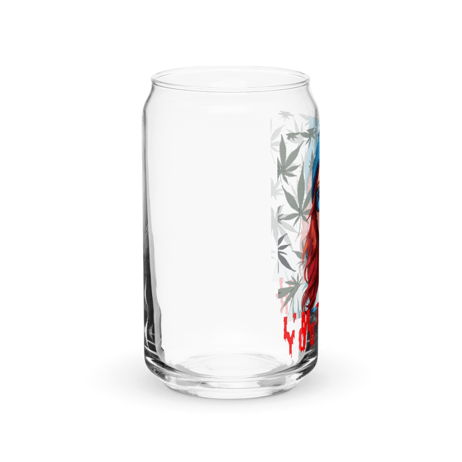 I'm The Girl You Die For can shaped glass product image (8)