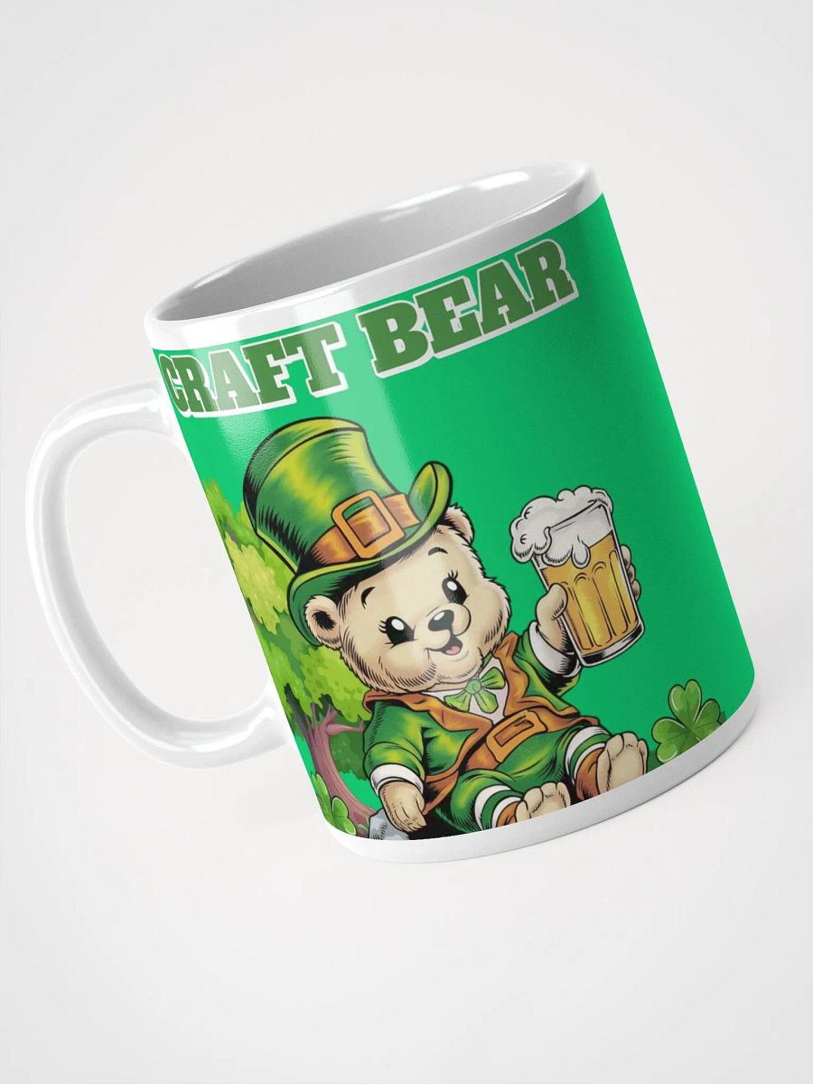 Craft Bear - St. Patrick's Day White Coffee Mug product image (6)