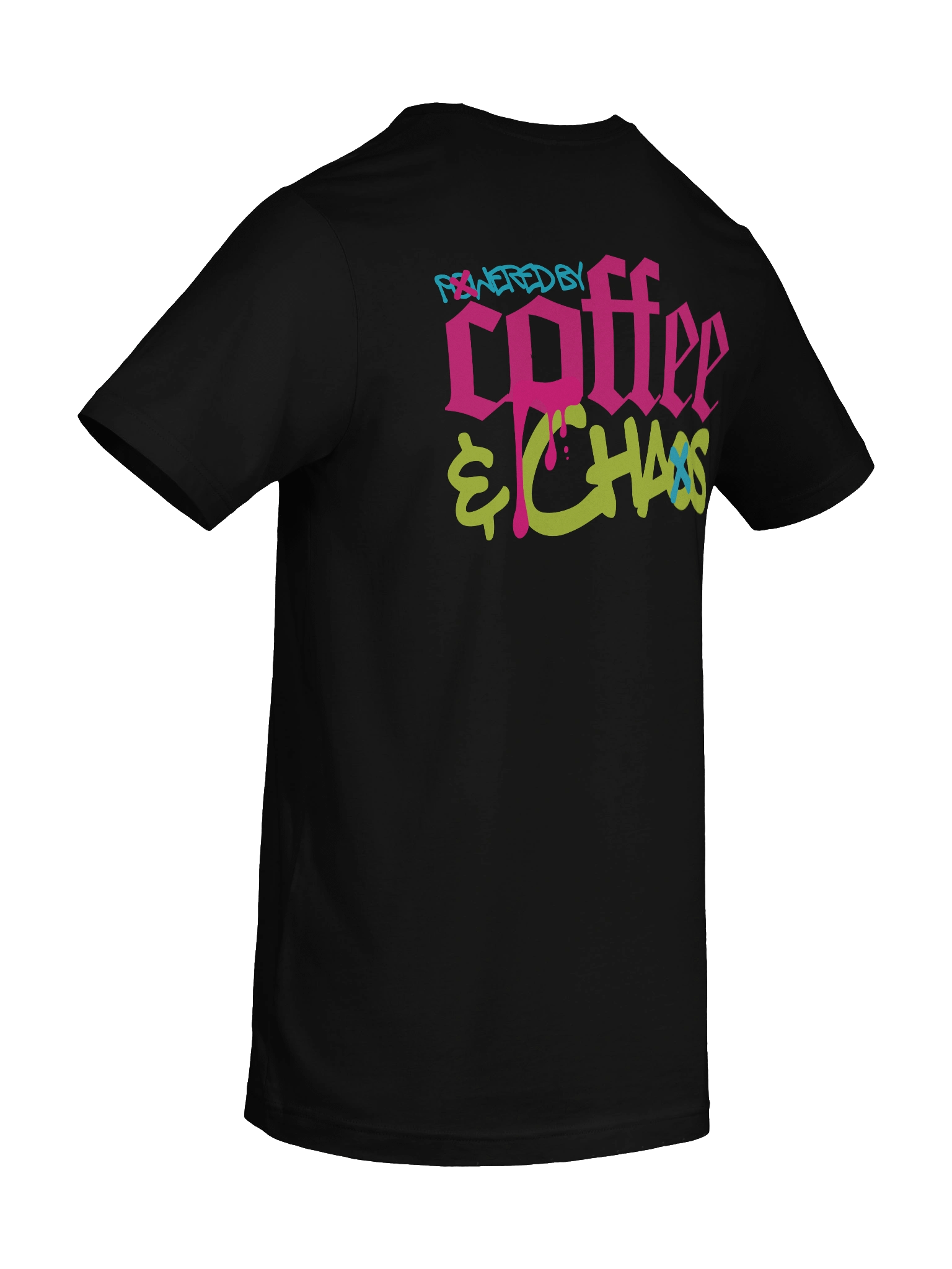 Powered by Coffee & Chaos Streetwear T-Shirt product image (10)