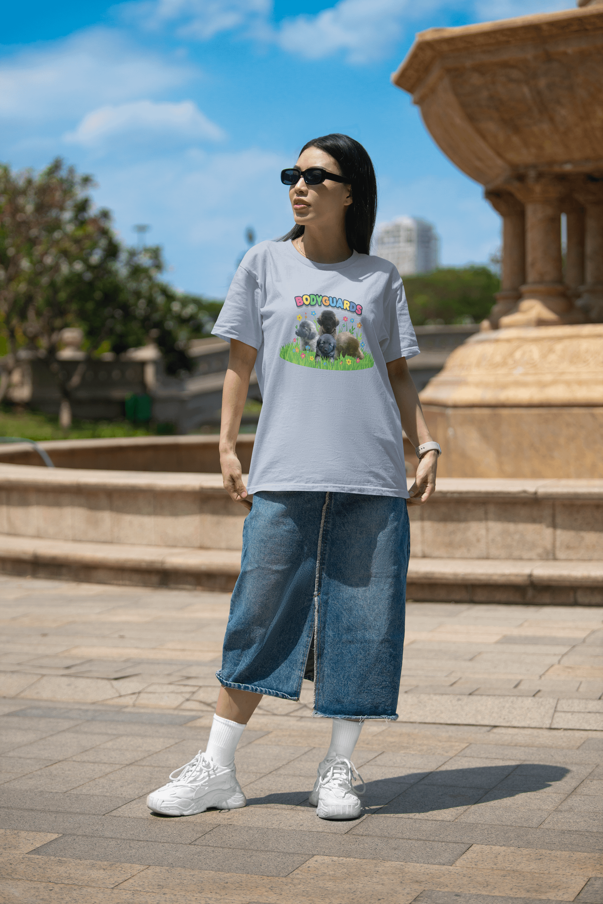 Puppy Bodyguards T-Shirt | Dog Mom Security Team product image (2)