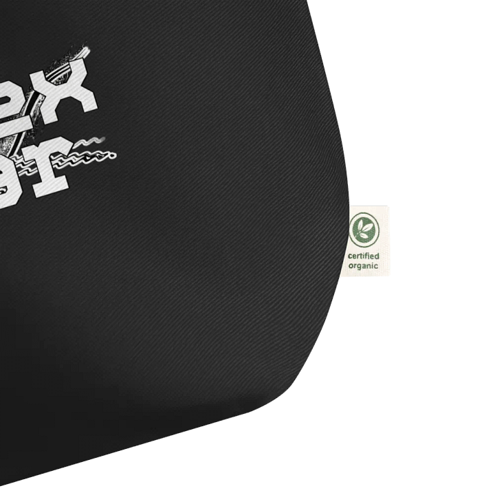 White HApex Gear Black Logo - Organic Cotton Tote product image (2)