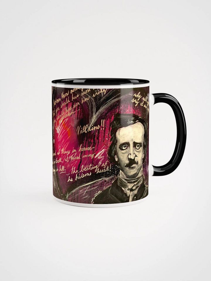 Edgar Allen Poe Heart Mug product image (1)