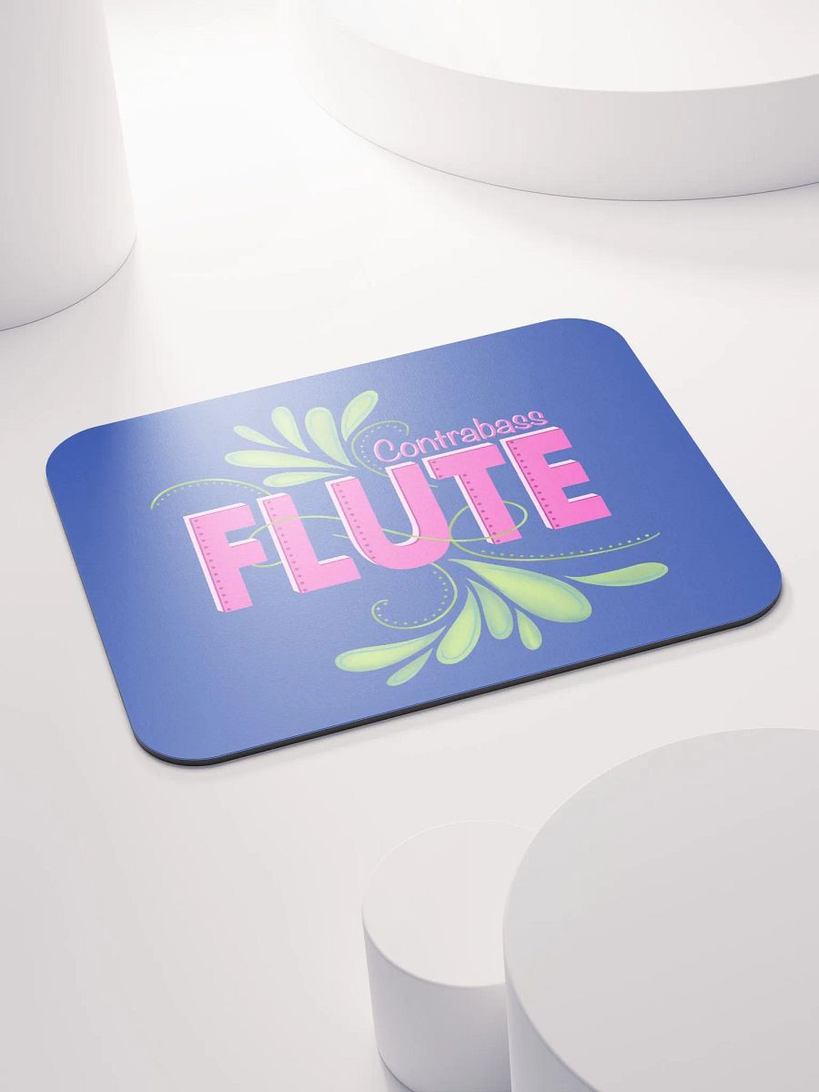 Flute Flourish Mouse Pad - Contrabass product image (4)