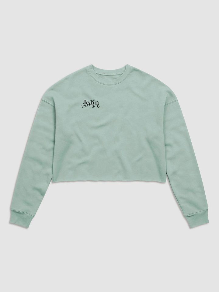 The Lives On HIGH | John's Calling | Women's Crop Top | Black product image (1)