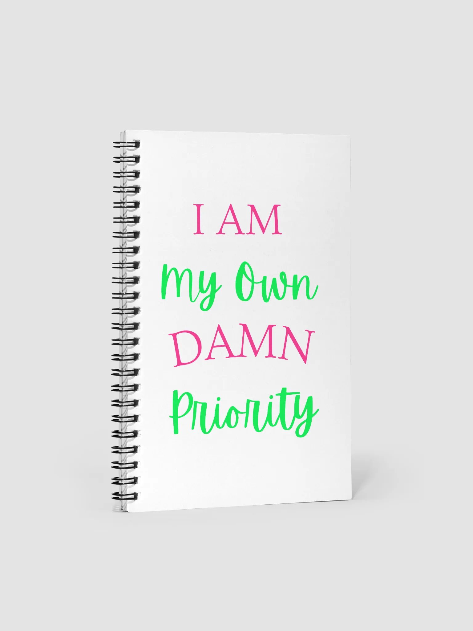 My Own DAMN Priority – Spiral Journal product image (1)