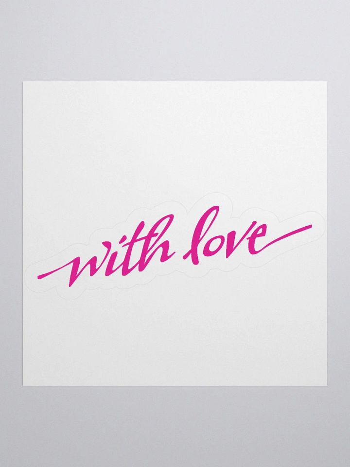 With Love Sticker product image (2)