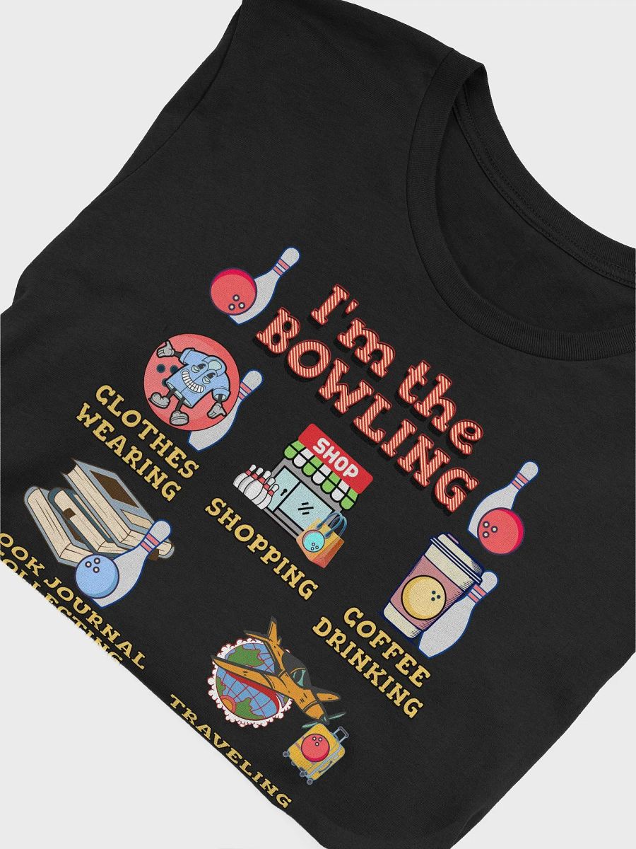 Im The Bowling Kind Of Nerd Iconic Supersoft Tee product image (3)