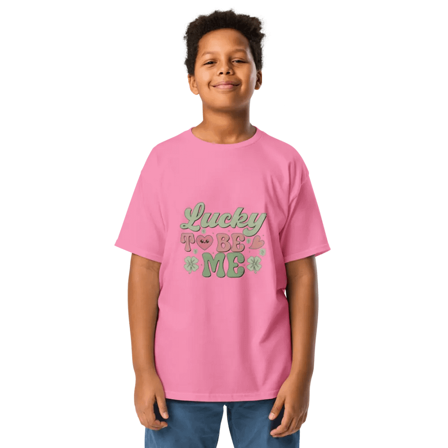 Kids T-Shirt Lucky To Be Me product image (1)