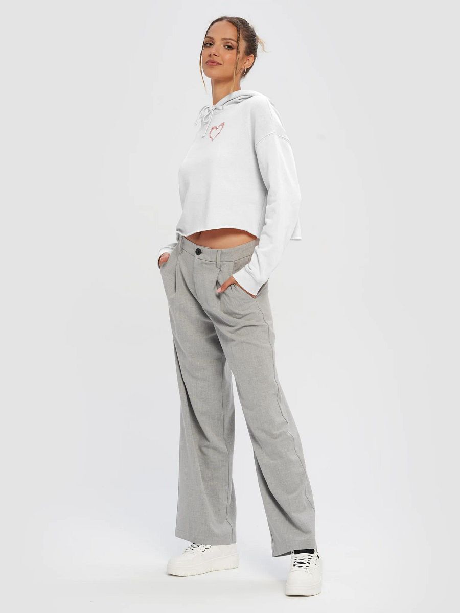 I Only Bottom for Love Cropped Hoodie Double-Sided product image (5)