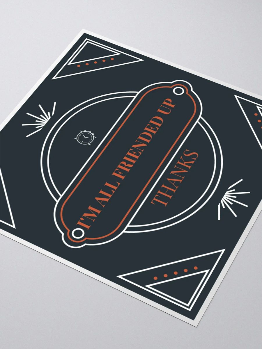 All Friended Up Kiss Cut Stickers product image (7)