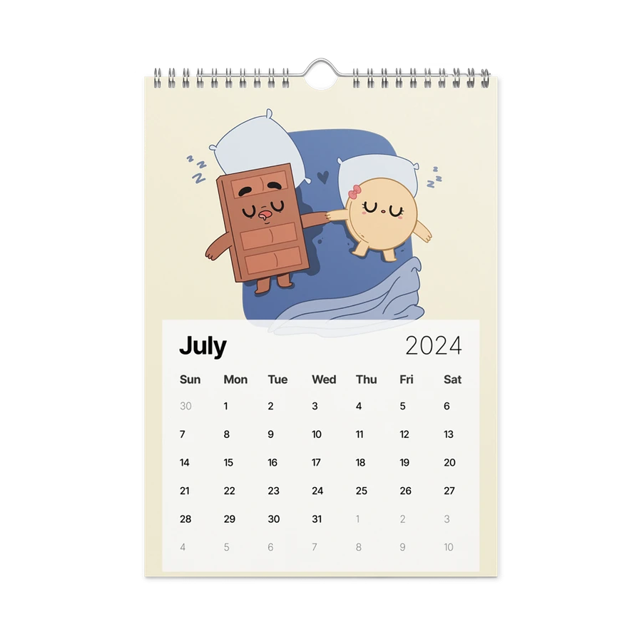 2024 Choco & Pancake Wall Calendar product image (10)