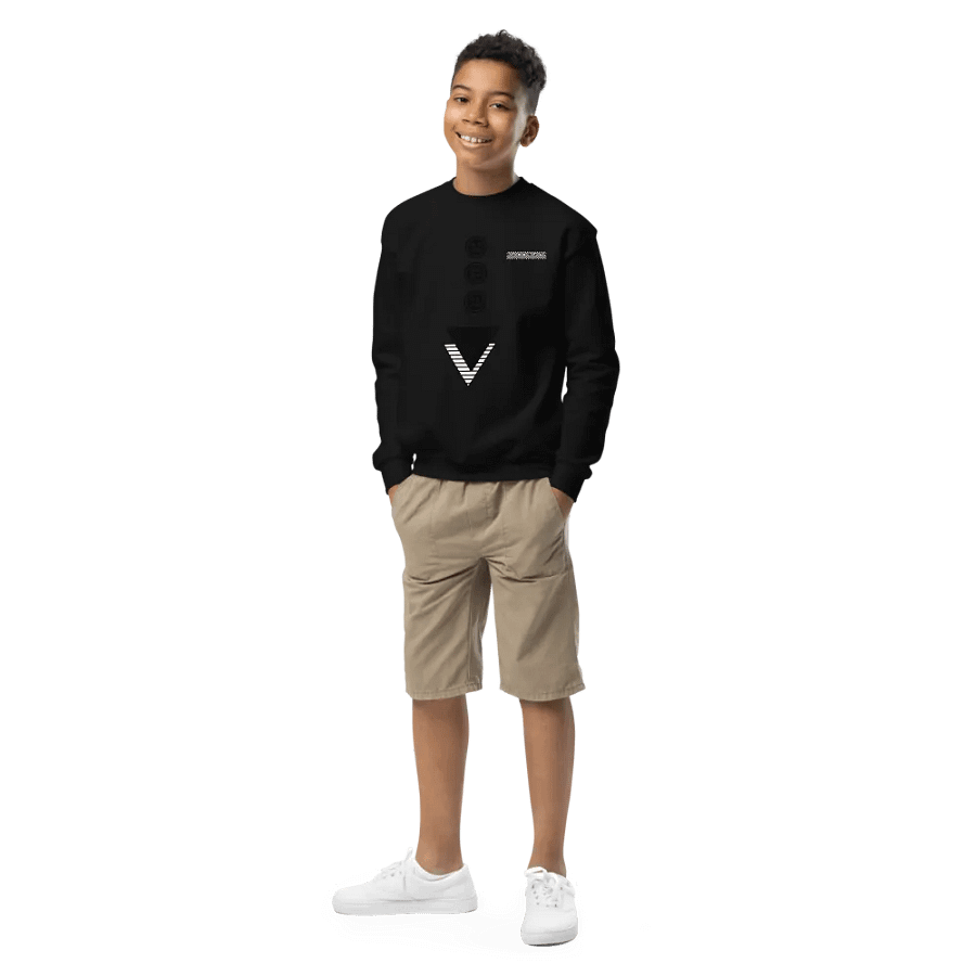 Triangles with buttons and hankie Youth Sweatshirt product image (1)