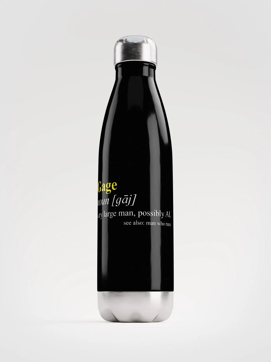Gage Definition Stainless Steel Water Bottle product image (2)
