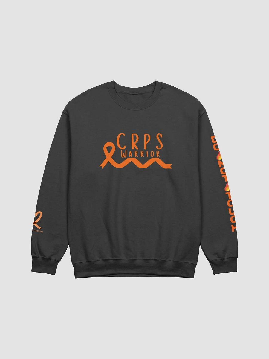 CRPS Warrior Bottom Ribbon Do Not Touch LEFT Arm Crewneck Sweatshirt (Unisex) product image (1)
