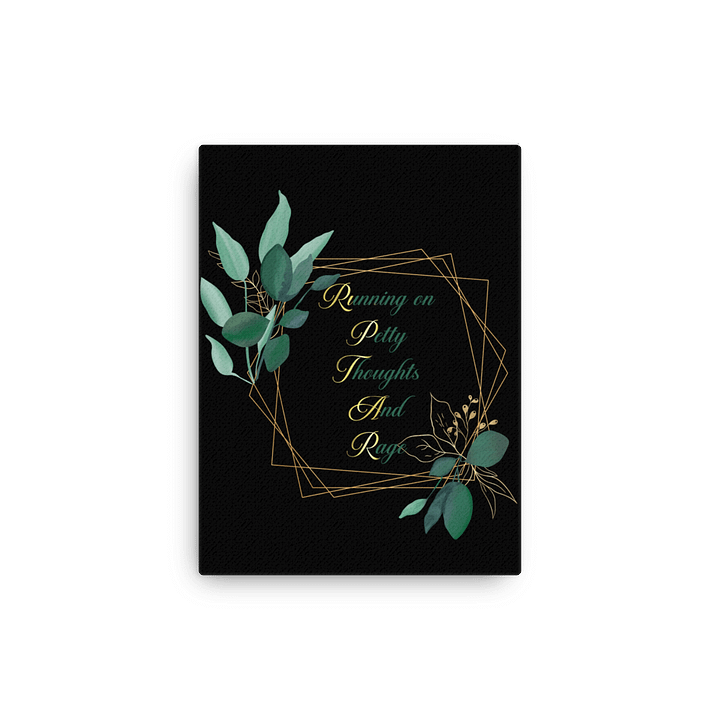 Running on Petty Thoughts..and Rage Canvas product image (13)