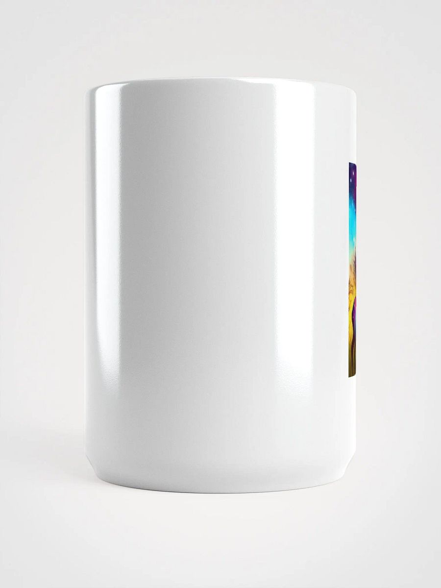 Starry Deer White Glossy Mug product image (5)