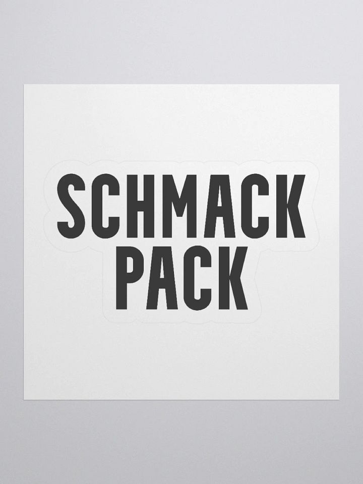 SCHMACK PACK Sticker product image (2)