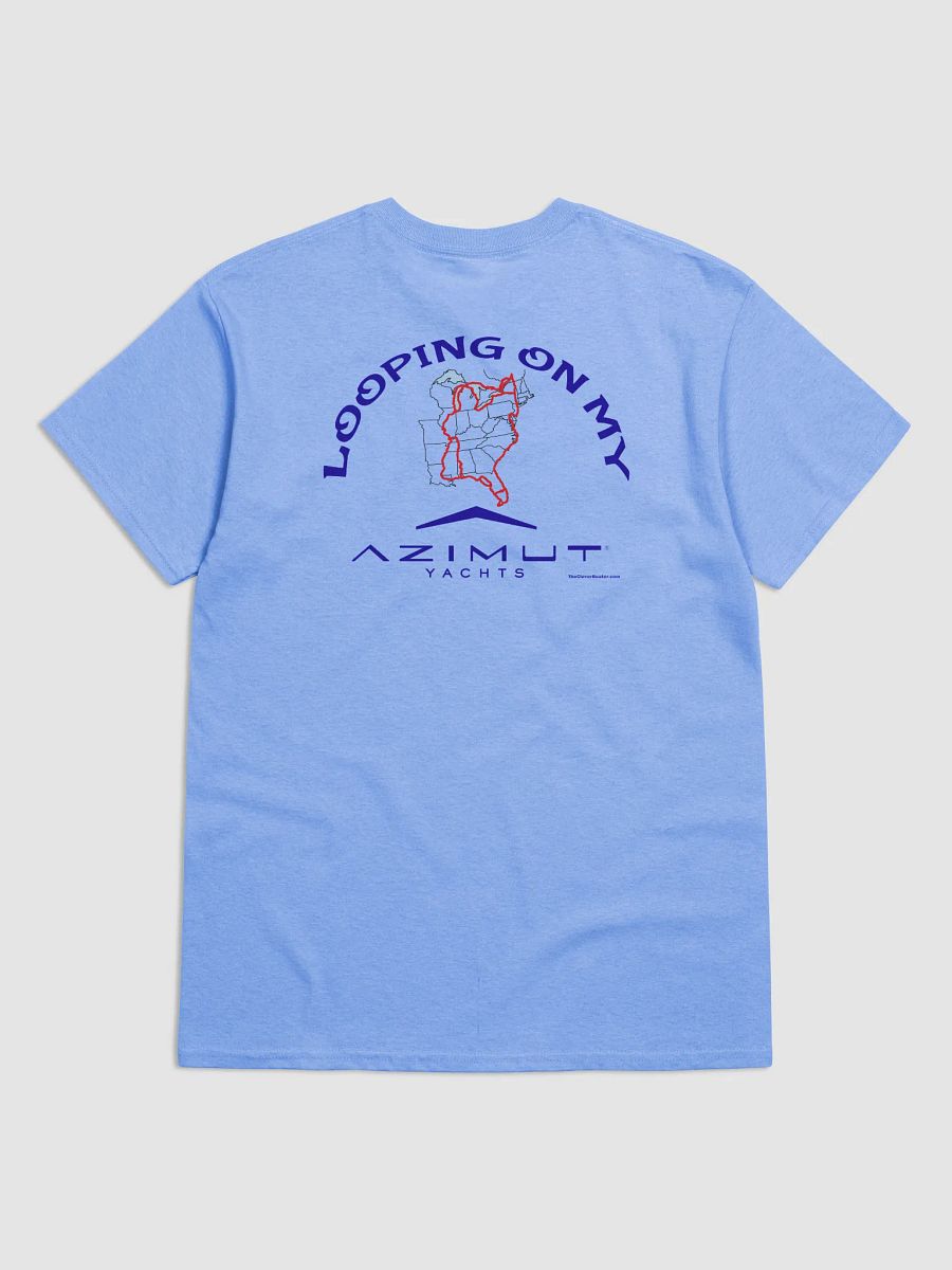 Looping On My Azimut - T-Shirt - Light Shirt w/Blue Logo product image (1)