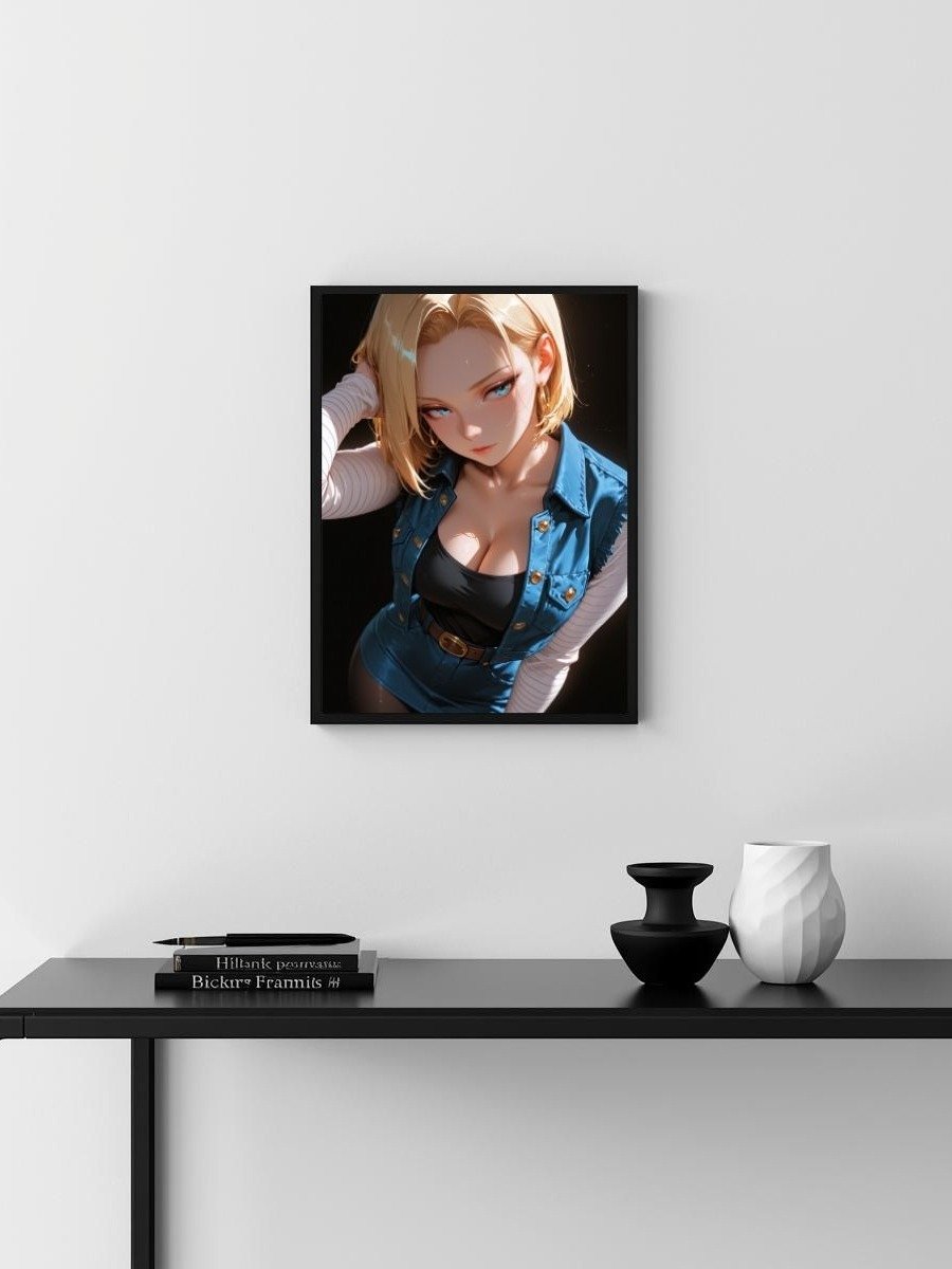 Dragon Ball – Android 18 Sapphire Stance – 8x10 Metal Print product image (3)