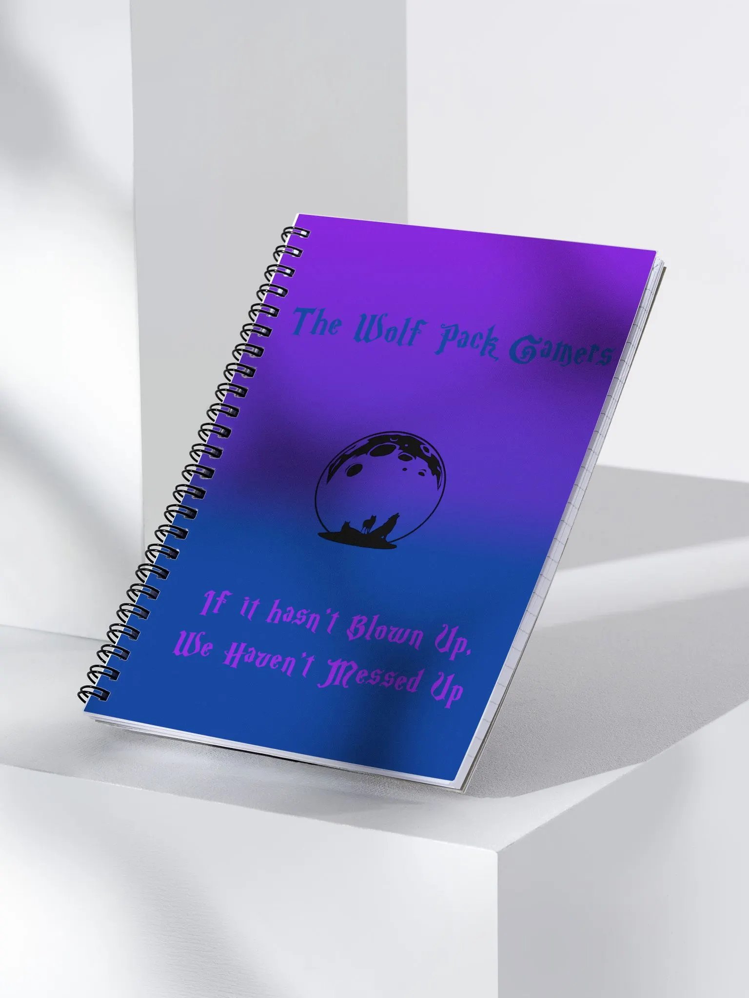 The Wolf Pack Gamers Gaming Motto Journal product image (4)