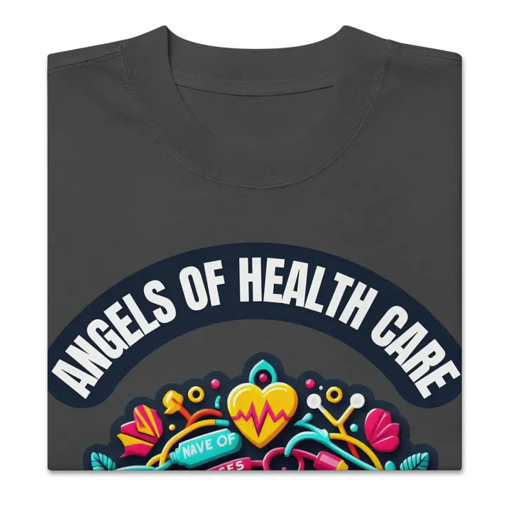 Nurse Tribute Oversized Faded T-Shirt product image (5)