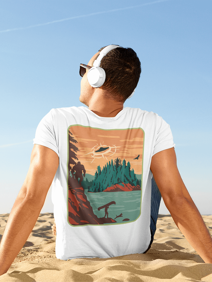 PNW Canoe Bigfoot UFO T-Shirt product image (1)